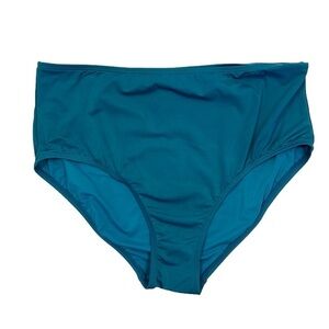 Andie Bikini Swim Bottom Women's XXXL Azur Teal High Waisted #AB387 NWT 7778